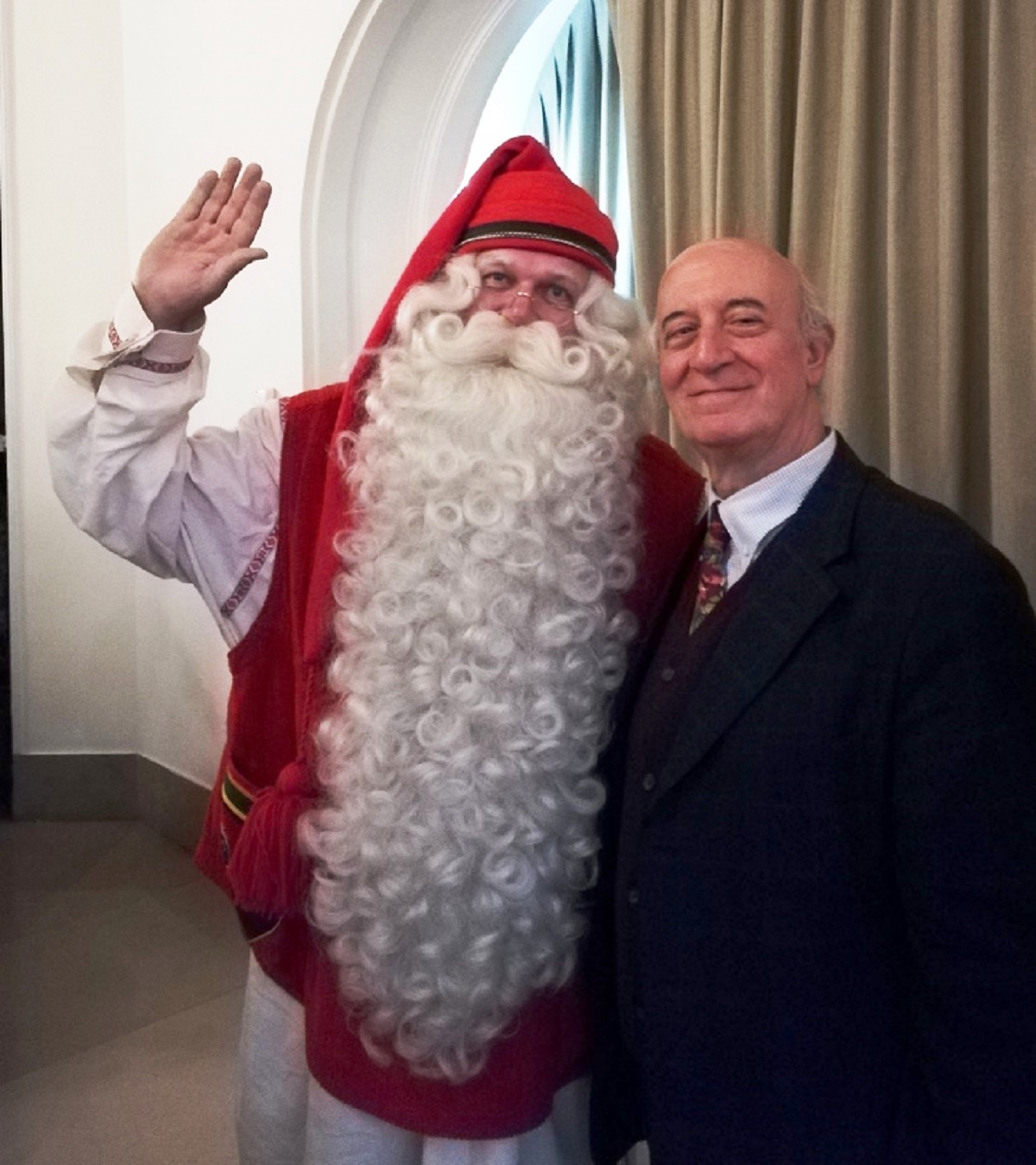 Foto Di Babbo Natale Vero.Incontrare Babbo Natale Senza Muoversi Da Casa Da Rovaniemi In Lapponia Parte L Esperienza In Realta Virtuale L Osservatore D Italia